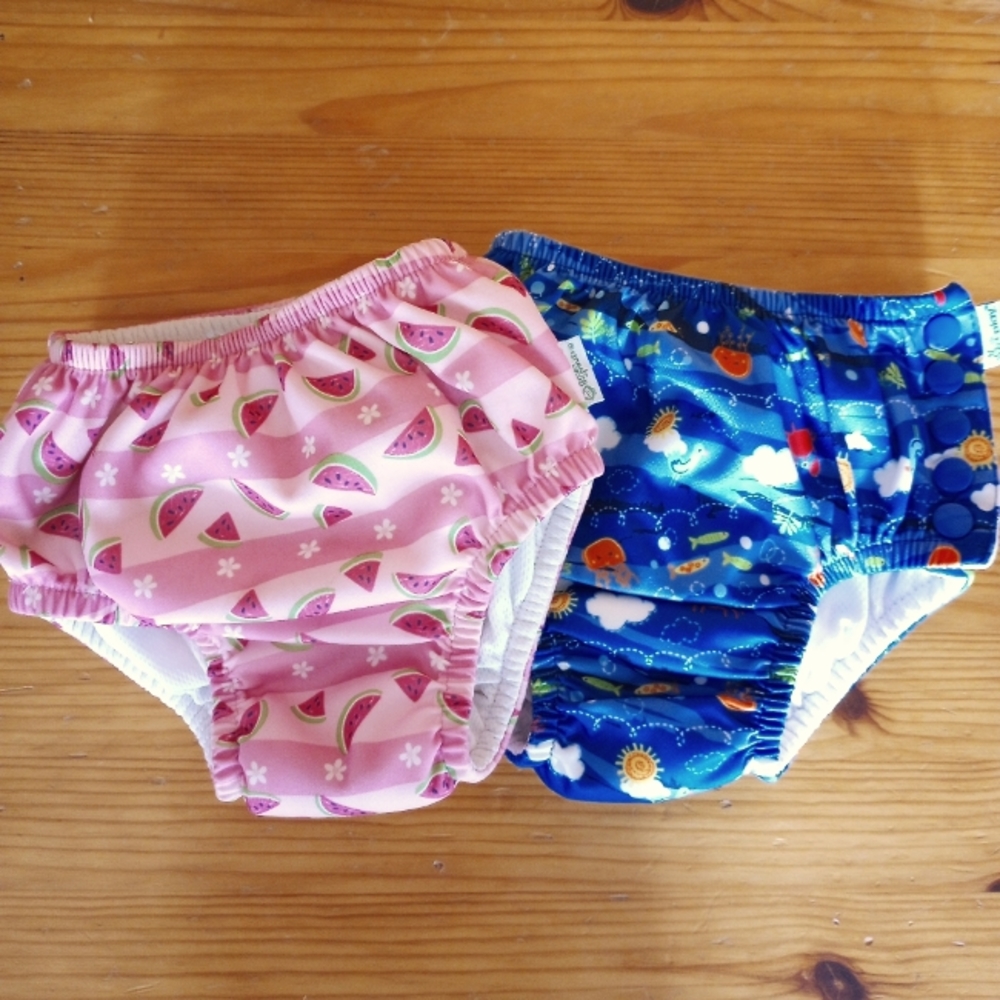 (2) All-in-one Swim Diapers 🩲💦